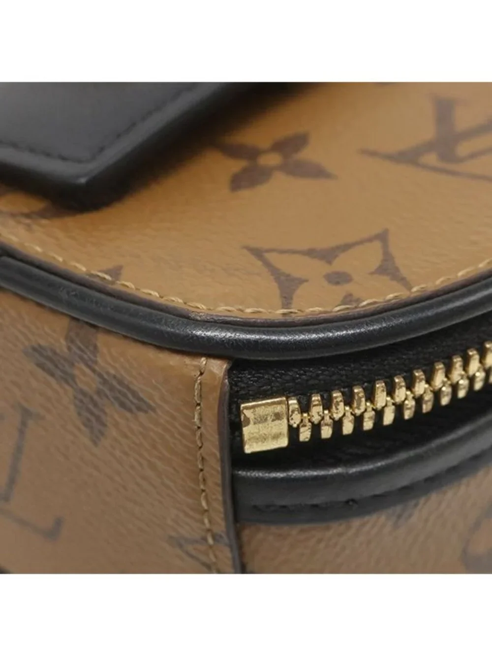 Louis Vuitton Shoulder Bag Mini Boite Chapeau Leather Monogram Reverse Canvas